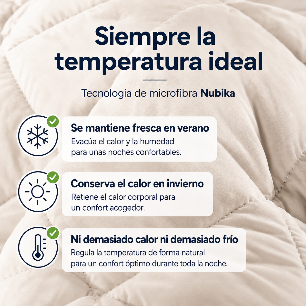 Nubika® – Edredón 2 en 1 con funda integrada | Valsken